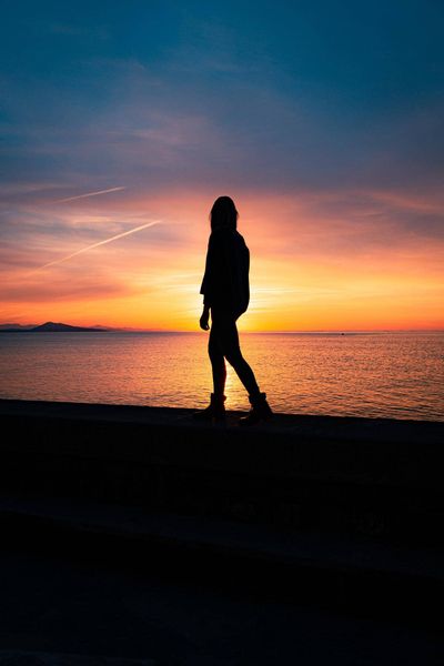 sunset walk